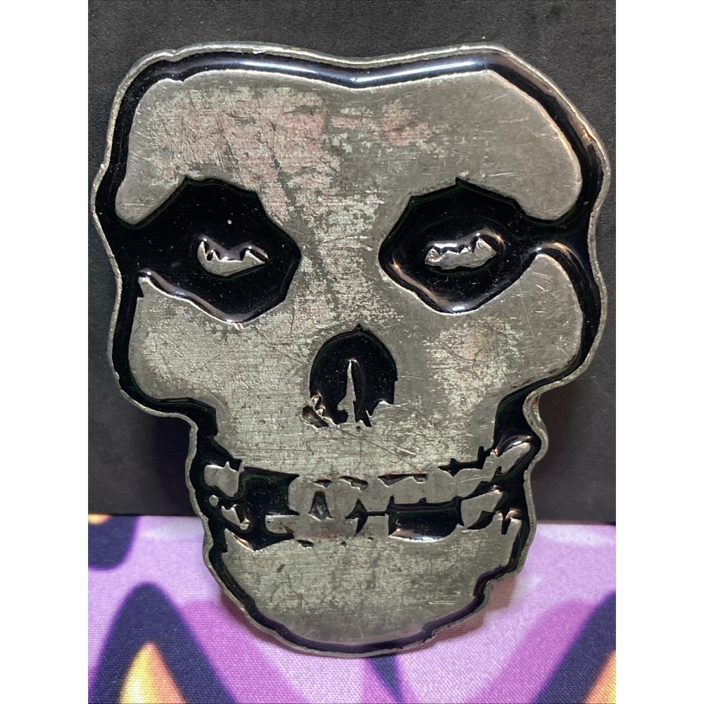 Misfits Fiend Skull Face Belt Buckle -2000 Mobtown Vintage Y2K - Danzig A2